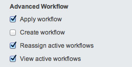 Workflow permissions