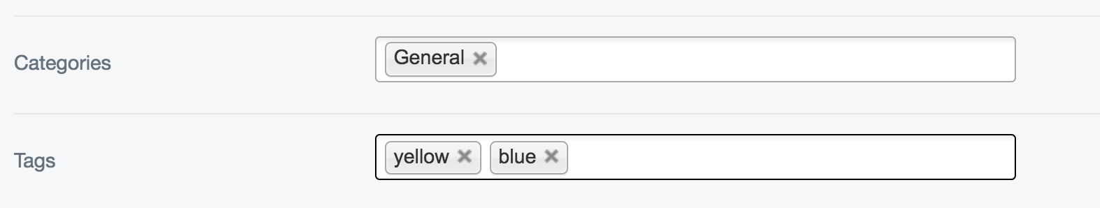Tags and categories | Silverstripe CMS User Help Guides